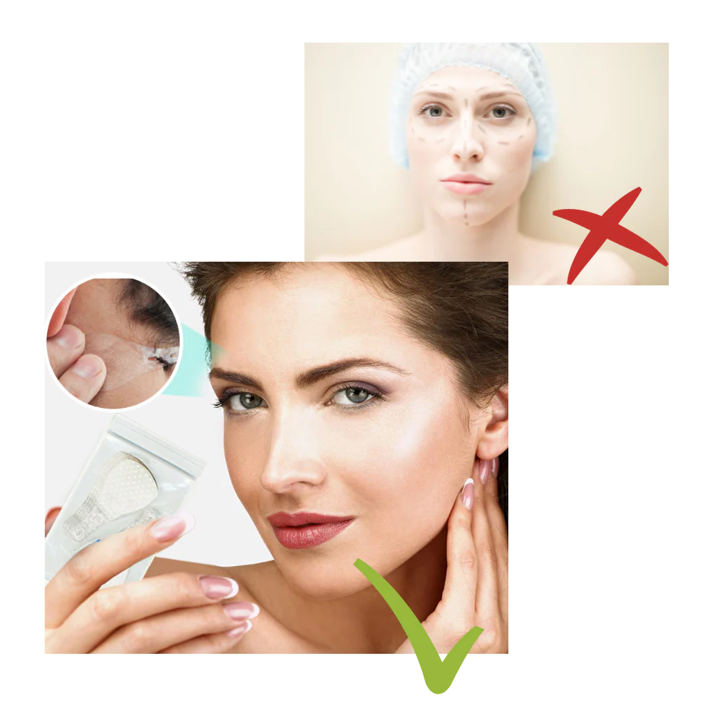 Invisible Face-Lift Stickers