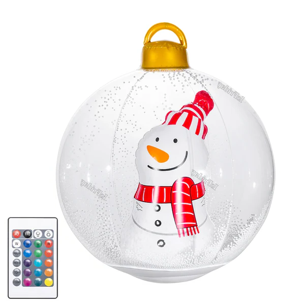 Inflatable Outdoor Christmas Ball With Lights (LED)