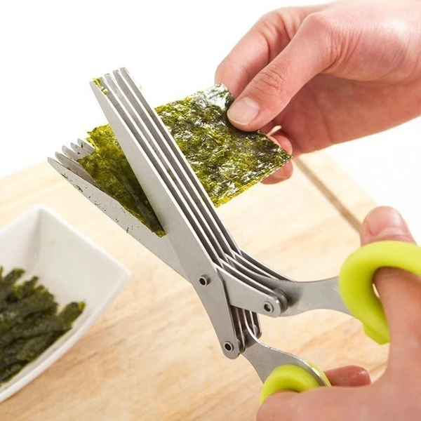 5 Blade Kitchen Salad Scissors