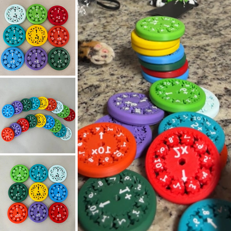 Math Facts Fidget Spinners
