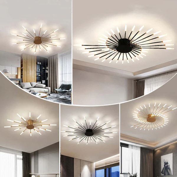 Flush Mount Ceiling Light Fireworks | Living Room/Bedroom