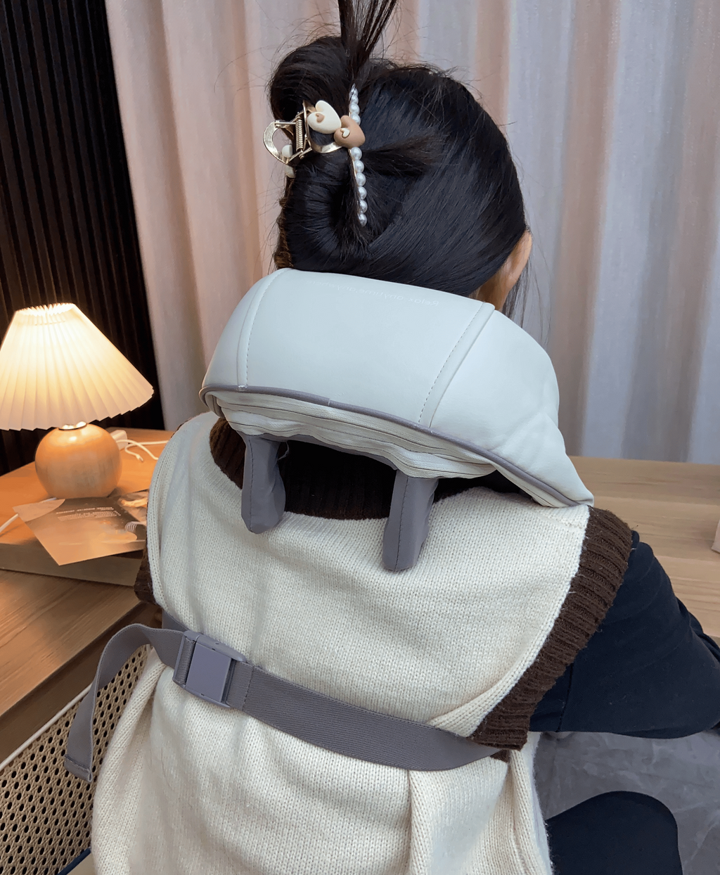 Neck and Shoulder Heat Massager – Therapeutic Relaxation Tool - Perfect Wellness Gift