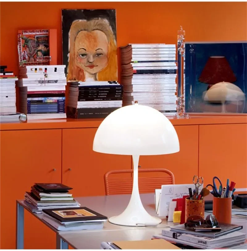 Retro Danish Table Lamp - Iconic Mushroom Design for Modern Spaces