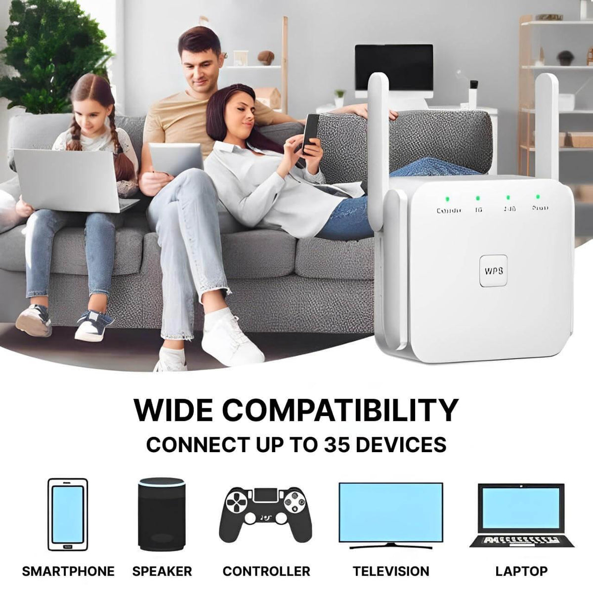 Powerful Long-Range WiFi Repeater