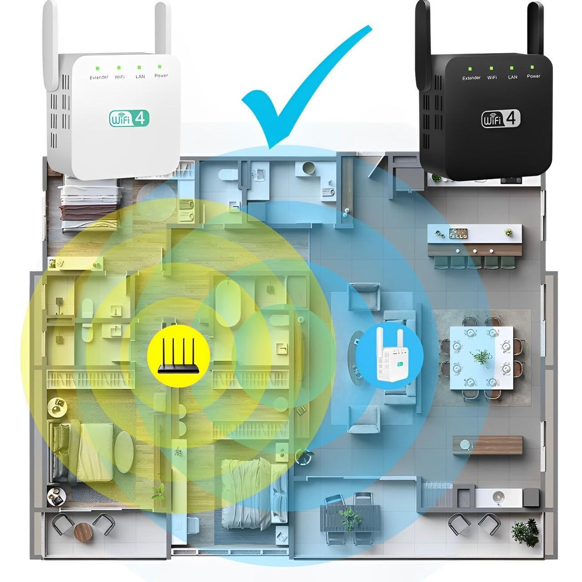 Powerful Long-Range WiFi Repeater