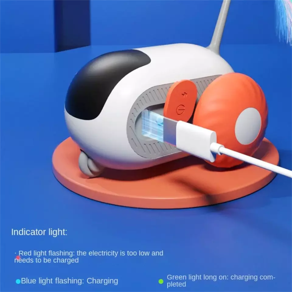 Smart Pet Sports Car Toy - Remote Control Interactive Cat Toy USB Charging