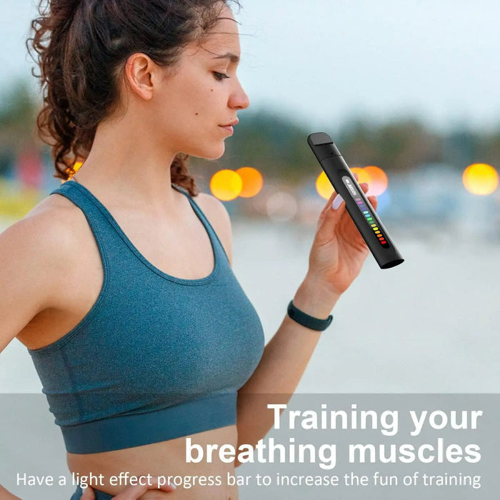 Smart Breathing Trainer - Respiratory Muscle Training for Better Breathe, Guided Assistant for Athletes