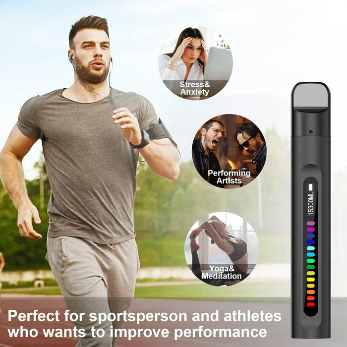 Smart Breathing Trainer - Respiratory Muscle Training for Better Breathe, Guided Assistant for Athletes