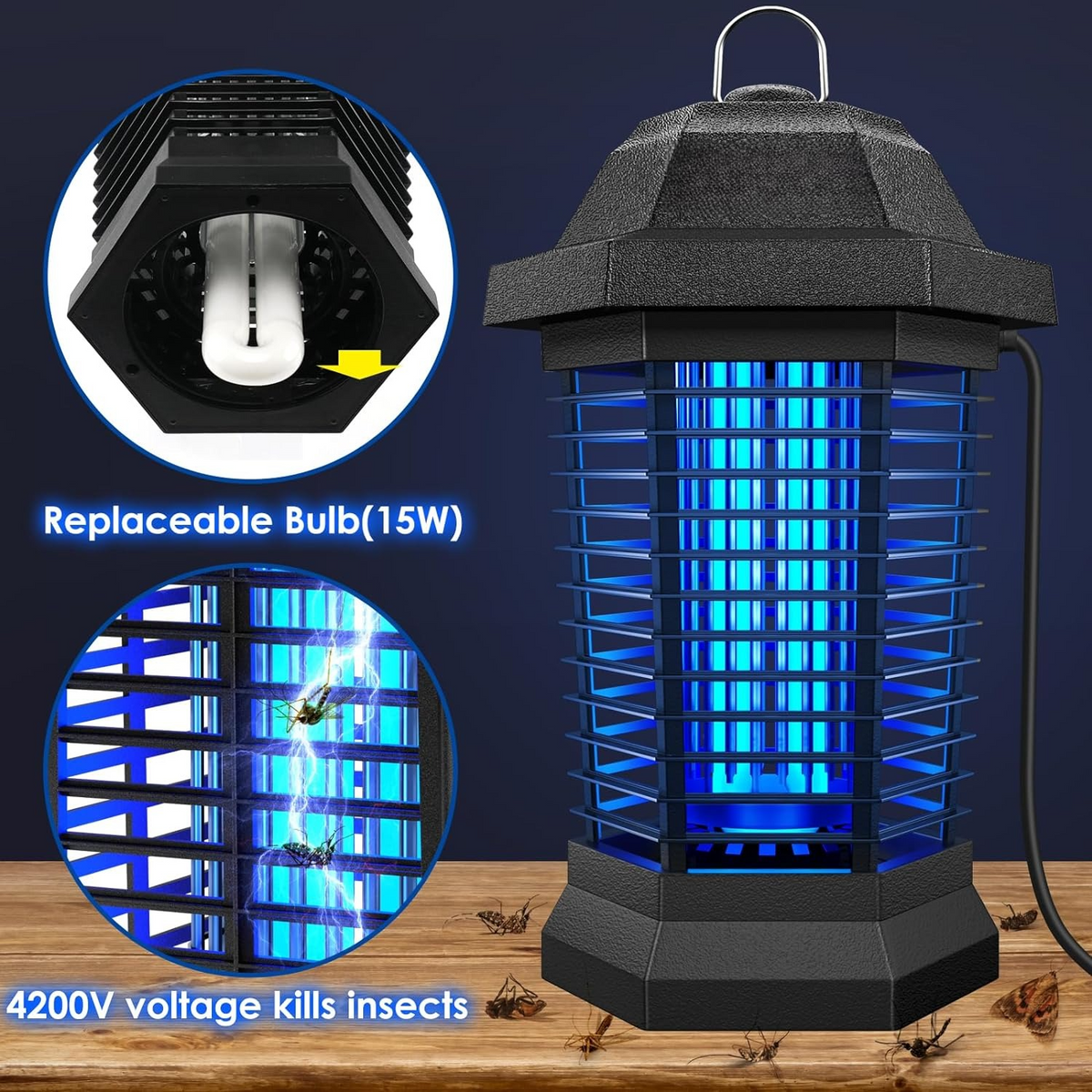 Electric Bug Zapper Light